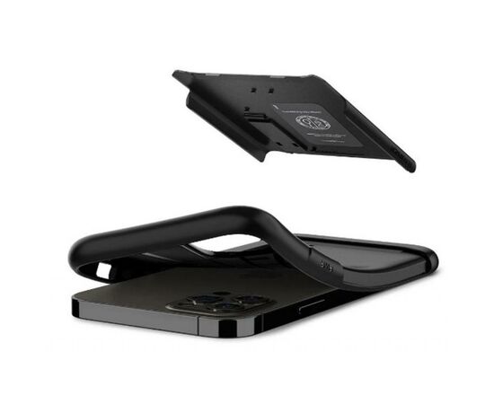 Чехол для моб. телефона Spigen iPhone 12 / 12 Pro Slim Armor, Black (ACS01523), изображение 5