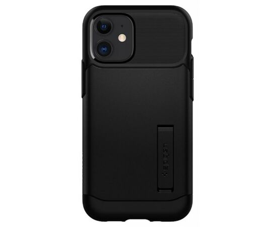 Чехол для моб. телефона Spigen iPhone 12 / 12 Pro Slim Armor, Black (ACS01523)
