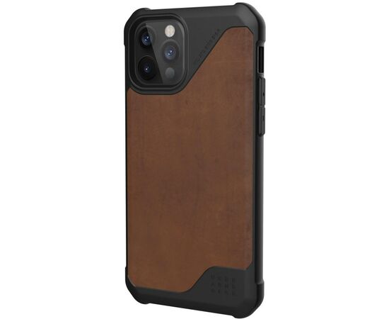 Чохол до моб. телефона Uag iPhone 12 / 12 Pro Metropolis LT, Leather Brown (11235O118380), зображення 3 Чохол до моб. телефона Uag iPhone 12 / 12 Pro Metropolis LT, Leather Brown (11235O118380), зображення 3