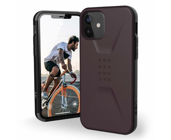 Чехол для моб. телефона Uag iPhone 12 Mini Civilian, Eggplant (11234D114949), изображение 2 Чехол для моб. телефона Uag iPhone 12 Mini Civilian, Eggplant (11234D114949), изображение 2