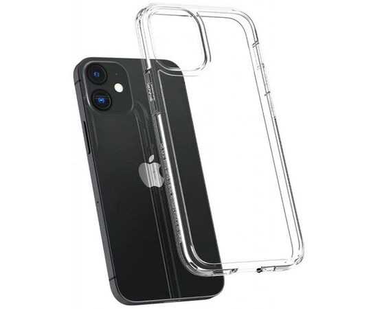 Чехол для моб. телефона Spigen iPhone 12 mini Crystal Hybrid, Crystal Clear (ACS01542), изображение 4 Чехол для моб. телефона Spigen iPhone 12 mini Crystal Hybrid, Crystal Clear (ACS01542), изображение 4