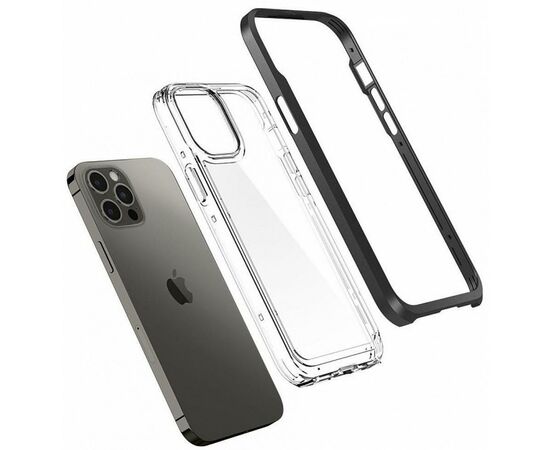 Чехол для моб. телефона Spigen iPhone 12 Pro Max Neo Hybrid Crystal, Black (ACS01622), изображение 4 Чехол для моб. телефона Spigen iPhone 12 Pro Max Neo Hybrid Crystal, Black (ACS01622), изображение 4