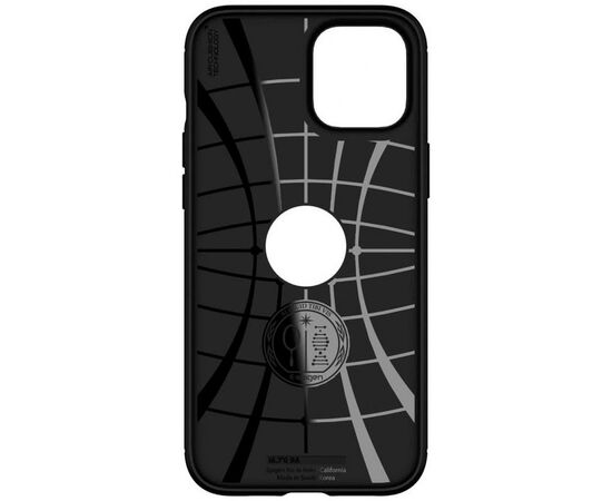 Чехол для моб. телефона Spigen iPhone 12 / 12 Pro Rugged Armor, Matte Black (ACS01700), изображение 2 Чехол для моб. телефона Spigen iPhone 12 / 12 Pro Rugged Armor, Matte Black (ACS01700), изображение 2