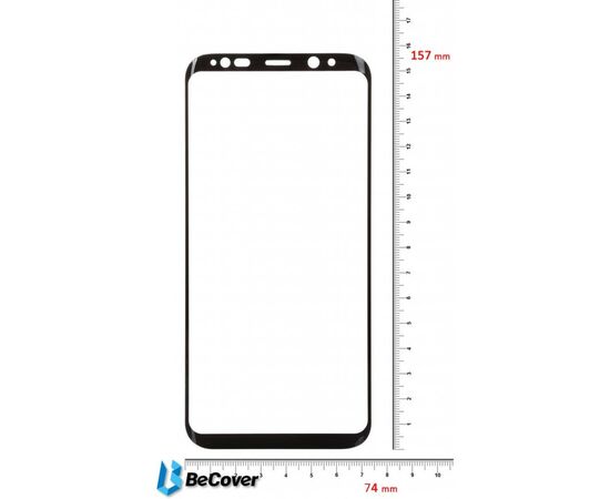Пленка защитная BeCover Silk Screen Protector Samsung Galaxy S8+ SM-G955 Black (702968)