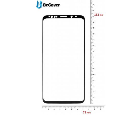 Пленка защитная BeCover Silk Screen Protector Samsung Galaxy S9+ SM-G965 Black (702970)