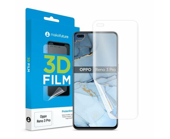 Пленка защитная MakeFuture Oppo Reno3 Pro 3D Film (MFT-OPR3P)