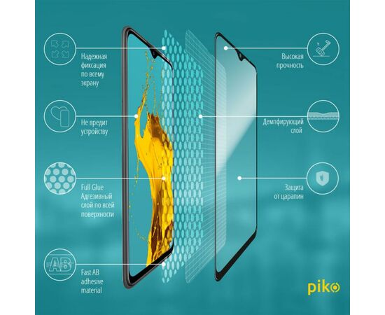 Стекло защитное Piko Full Glue Xiaomi Redmi 9 (1283126503023), изображение 3 Стекло защитное Piko Full Glue Xiaomi Redmi 9 (1283126503023), изображение 3