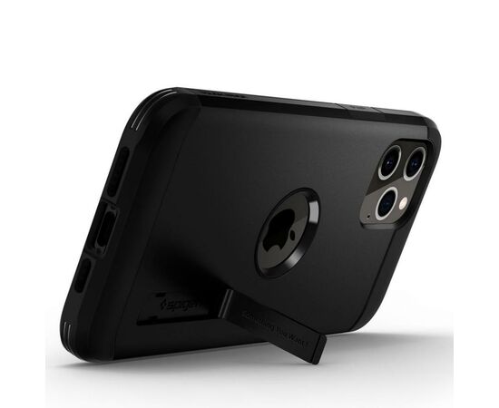 Чехол для моб. телефона Spigen iPhone 12 / 12 Pro Tough Armor, Black (ACS01710), изображение 4 Чехол для моб. телефона Spigen iPhone 12 / 12 Pro Tough Armor, Black (ACS01710), изображение 4