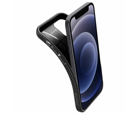 Чехол для моб. телефона Spigen iPhone 12 mini Liquid Air, Matte Black (ACS01744), изображение 4 Чехол для моб. телефона Spigen iPhone 12 mini Liquid Air, Matte Black (ACS01744), изображение 4