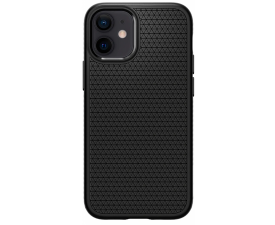 Чохол до моб. телефона Spigen iPhone 12 mini Liquid Air, Matte Black (ACS01744)