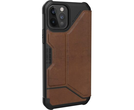 Чохол до моб. телефона Uag iPhone 12 / 12 Pro Metropolis, Leather Brown (112356118380), зображення 3