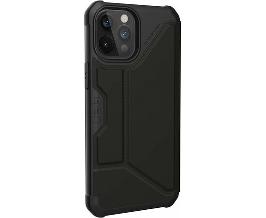 Чехол для моб. телефона Uag iPhone 12 Pro Max Metropolis (PU), SATN Black (112366113840), изображение 3 Чехол для моб. телефона Uag iPhone 12 Pro Max Metropolis (PU), SATN Black (112366113840), изображение 3