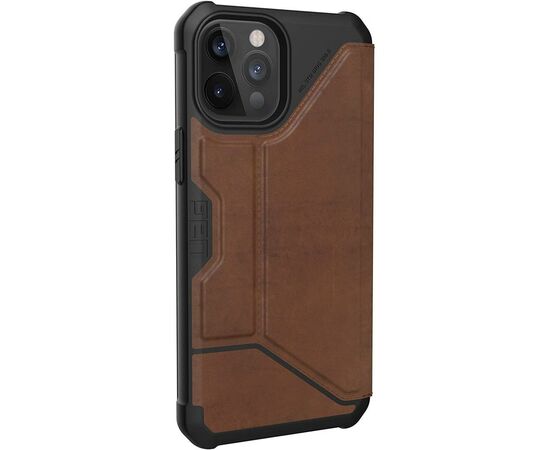 Чохол до моб. телефона Uag iPhone 12 Pro Max Metropolis, Leather Brown (112366118380), зображення 3 Чохол до моб. телефона Uag iPhone 12 Pro Max Metropolis, Leather Brown (112366118380), зображення 3