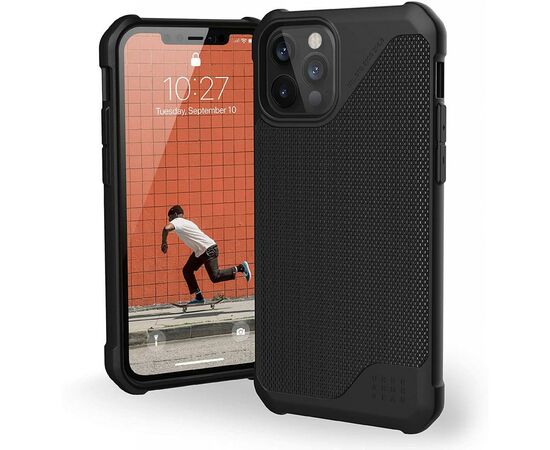 Чехол для моб. телефона Uag iPhone 12 / 12 Pro Metropolis LT, FIBR Black (11235O113940), изображение 5