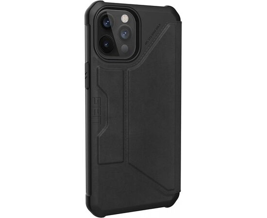 Чохол до моб. телефона Uag iPhone 12 Pro Max Metropolis, Leather Black (112366118340), зображення 2 Чохол до моб. телефона Uag iPhone 12 Pro Max Metropolis, Leather Black (112366118340), зображення 2