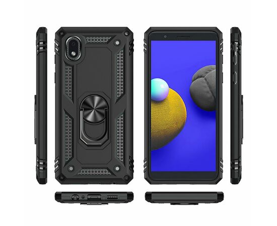 Чехол для моб. телефона BeCover Military Samsung Galaxy A01 Core SM-A013 Black (705563), изображение 2 Чехол для моб. телефона BeCover Military Samsung Galaxy A01 Core SM-A013 Black (705563), изображение 2