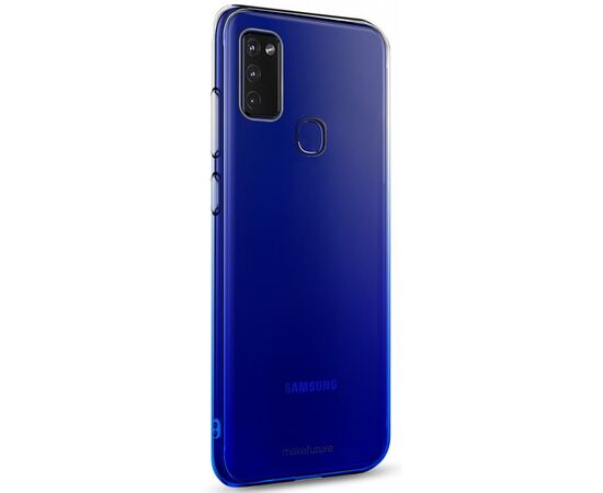 Чехол для моб. телефона MakeFuture Samsung M51 Gradient (Clear TPU) Blue (MCG-SM51BL)