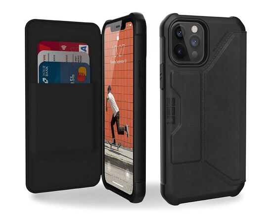 Чехол для моб. телефона Uag iPhone 12 / 12 Pro Metropolis, Leather Black (112356118340), изображение 4 Чехол для моб. телефона Uag iPhone 12 / 12 Pro Metropolis, Leather Black (112356118340), изображение 4