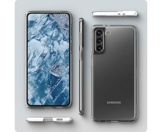 Чехол для моб. телефона Spigen Samsung Galaxy S21+ Crystal Flex, Crystal Clear (ACS02414), изображение 2 Чехол для моб. телефона Spigen Samsung Galaxy S21+ Crystal Flex, Crystal Clear (ACS02414), изображение 2