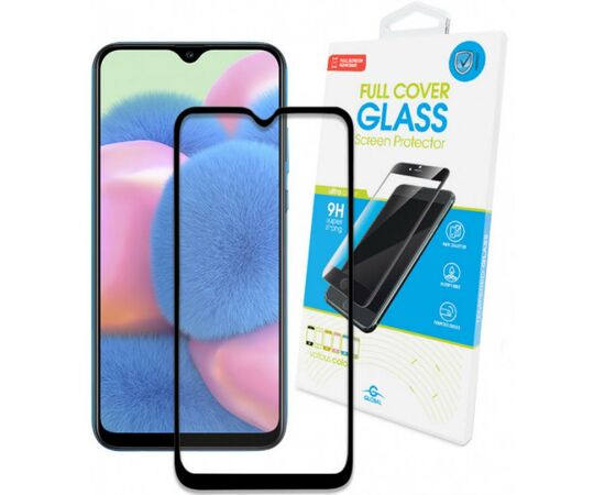Стекло защитное Global Full Glue Samsung A30s black (1283126495236)