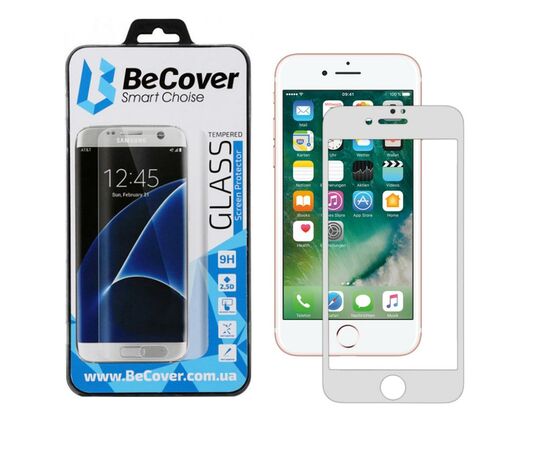 Стекло защитное BeCover Apple iPhone 7 Plus / 8 Plus 3D White (701043)