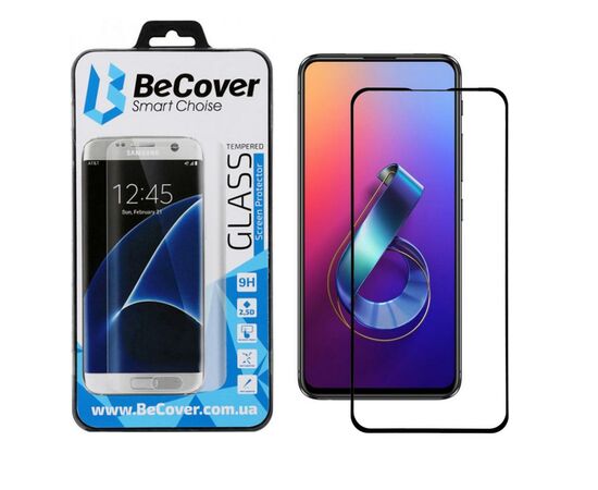 Стекло защитное BeCover ASUS ZenFone 6 ZS630KL Black (704617)