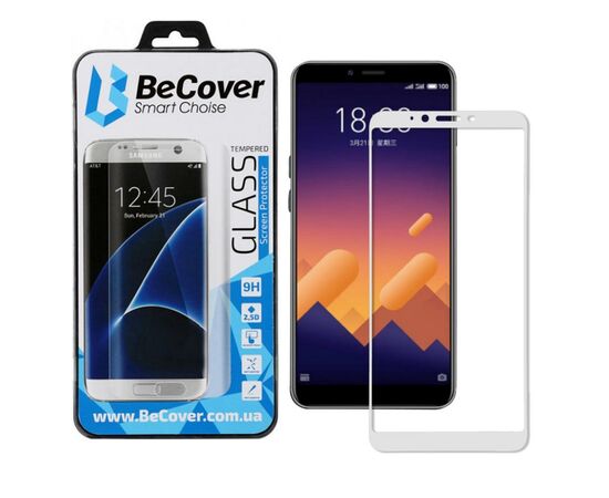 Стекло защитное BeCover Meizu E3 White (702437)