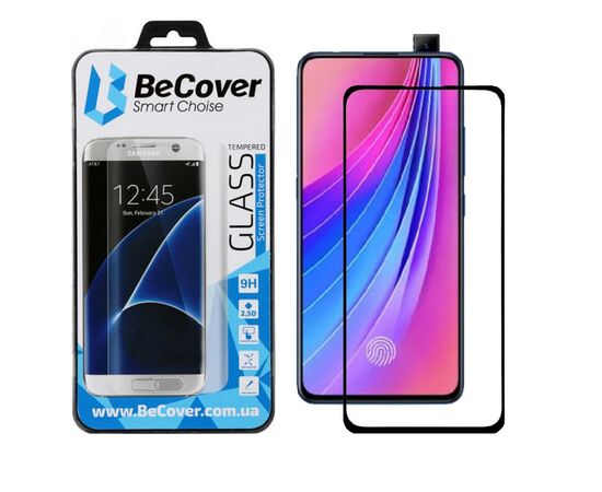 Стекло защитное BeCover Vivo V15 Pro Black (703946)