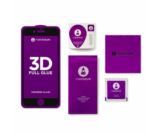 Скло захисне MakeFuture Apple iPhone SE 2020 3D (MGD-AISE20), зображення 2 Скло захисне MakeFuture Apple iPhone SE 2020 3D (MGD-AISE20), зображення 2