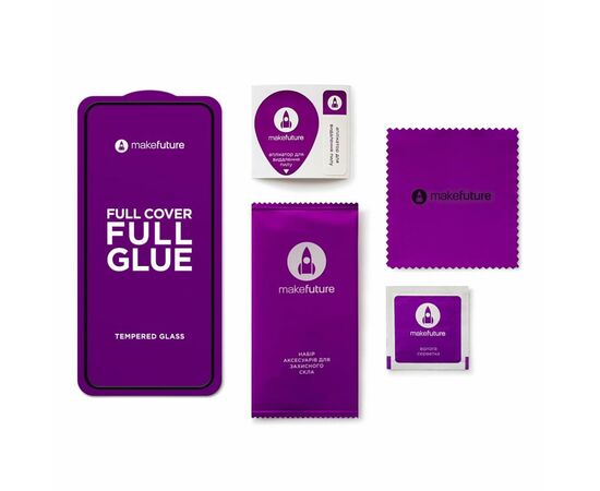 Стекло защитное MakeFuture Xiaomi Redmi Note 9 Pro Full Cover Full Glue (MGF-XRN9P), изображение 2 Стекло защитное MakeFuture Xiaomi Redmi Note 9 Pro Full Cover Full Glue (MGF-XRN9P), изображение 2