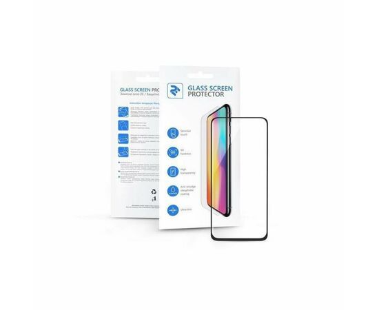 Стекло защитное 2E Samsung Galaxy Note 20 Ultra, 3D EG, black border (2E-G-N20U-LT3DEG-BB)