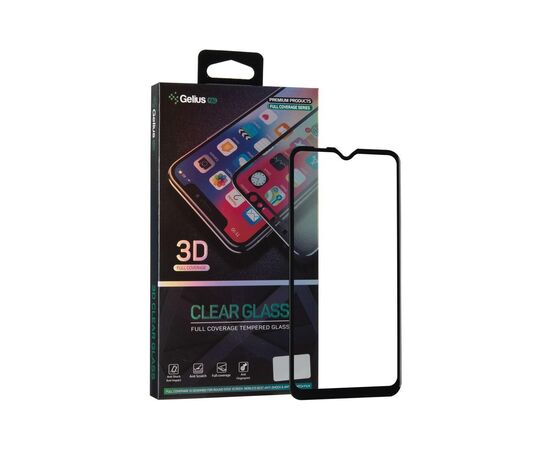 Стекло защитное Gelius Pro 3D for Samsung A205 (A20) Black (00000074085)