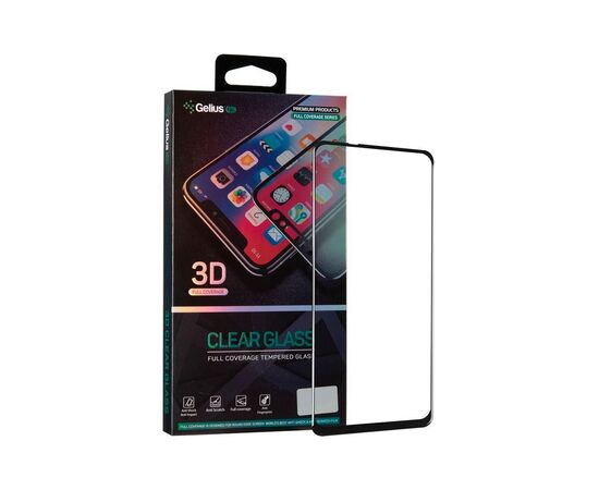 Стекло защитное Gelius Pro 3D for Xiaomi Redmi Note 9 Black (00000080090), изображение 5 Стекло защитное Gelius Pro 3D for Xiaomi Redmi Note 9 Black (00000080090), изображение 5