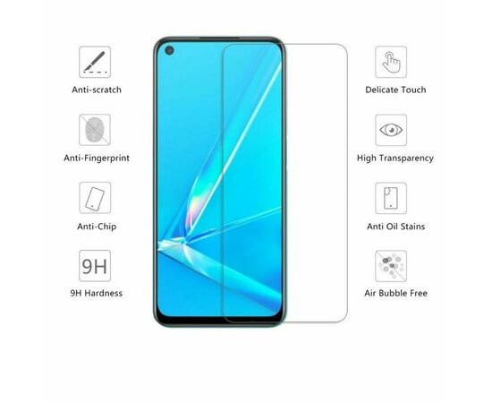 Стекло защитное Drobak OPPO A52 (Tempered glass) (222207) (222207), изображение 2 Стекло защитное Drobak OPPO A52 (Tempered glass) (222207) (222207), изображение 2