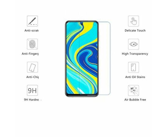 Стекло защитное Drobak Xiaomi Redmi Note 9 Pro (Tempered glass) (121290) (121290), изображение 2 Стекло защитное Drobak Xiaomi Redmi Note 9 Pro (Tempered glass) (121290) (121290), изображение 2