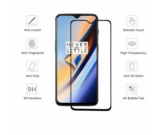 Стекло защитное Drobak OnePlus 7 (Black) (441655) (441655), изображение 2