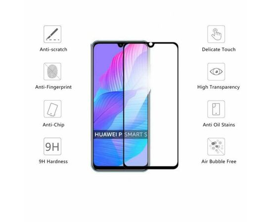 Скло захисне Drobak Huawei P Smart S Full Cover Full Glue (Black) (222218) (222218), зображення 2 Скло захисне Drobak Huawei P Smart S Full Cover Full Glue (Black) (222218) (222218), зображення 2