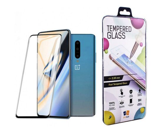 Стекло защитное Drobak OnePlus 8 Pro (Black) (121250) (121250)