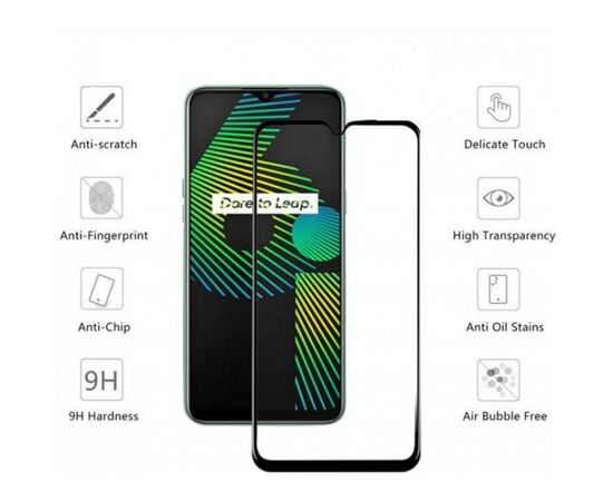 Стекло защитное Drobak Realme 6i (Black) (121266) (121266), изображение 2 Стекло защитное Drobak Realme 6i (Black) (121266) (121266), изображение 2