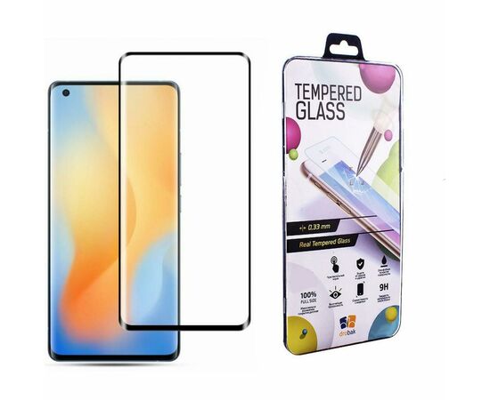 Стекло защитное Drobak Vivo X50 Pro Full Cover Full Glue (Black) (222228) (222228)