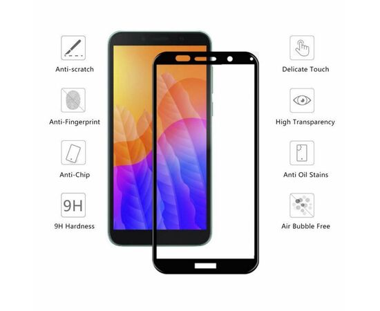 Скло захисне Drobak Huawei Y5p (Black) (121285) (121285), зображення 2 Скло захисне Drobak Huawei Y5p (Black) (121285) (121285), зображення 2