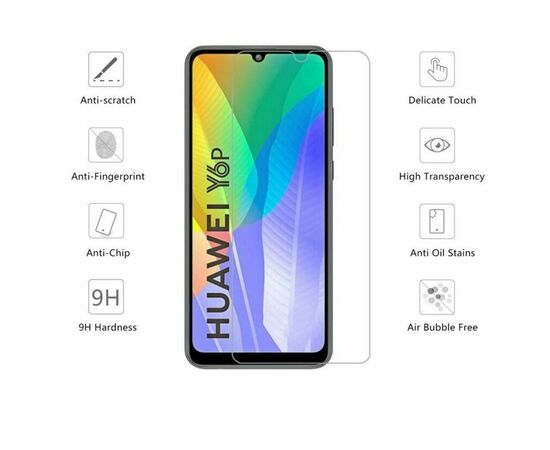 Скло захисне Drobak Huawei Y6p (121288) (121288), зображення 2 Скло захисне Drobak Huawei Y6p (121288) (121288), зображення 2