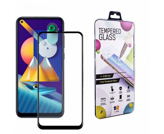 Стекло защитное Drobak Ceramics Samsung Galaxy M11 (Black) (121234) (121234)