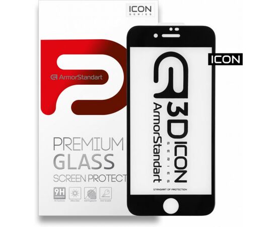 Стекло защитное Armorstandart Icon 3D Apple iPhone 8 Plus/7 Plus Black (ARM55982-GI3D-BK)