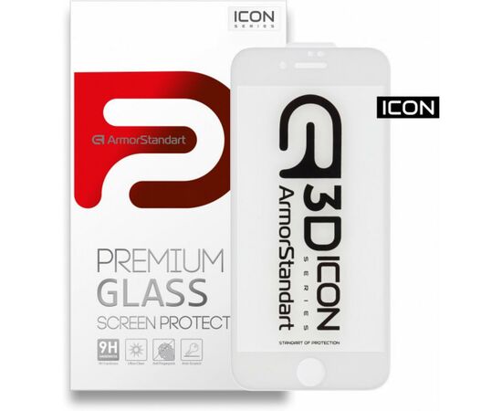 Стекло защитное Armorstandart Icon 3D Apple iPhone 8 Plus/7 Plus White (ARM55983-GI3D-WT)