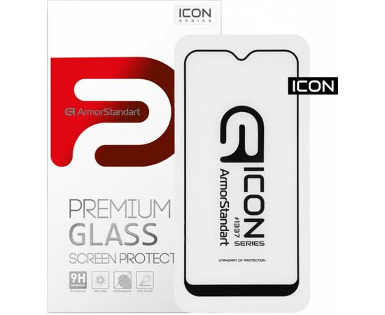 Стекло защитное Armorstandart Icon Samsung A01 Black (ARM56125-GIC-BK)