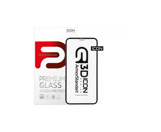 Скло захисне Armorstandart Icon 3D Apple iPhone 12 Mini Black (ARM57193)