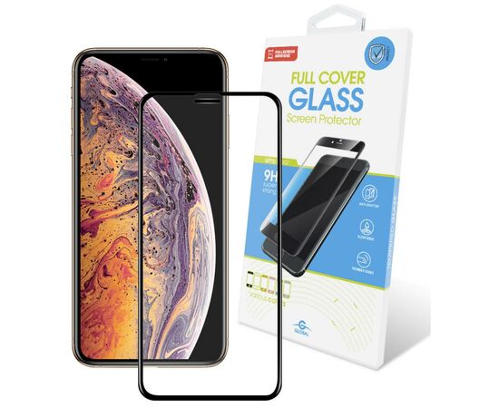 Скло захисне Global Full Glue Apple Iphone XS Max (1283126487989)
