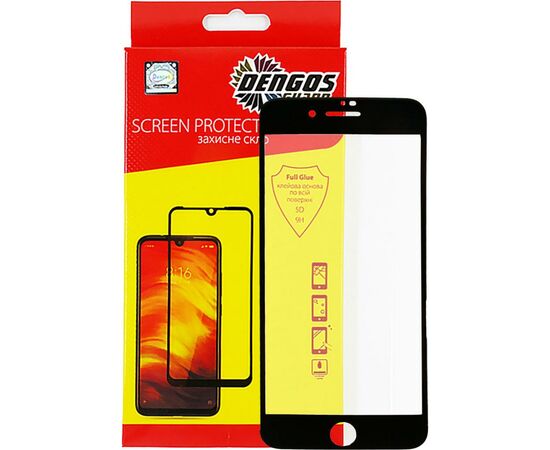 Стекло защитное Dengos 5D iPhone 7/8 Plus black (TGFG-20)