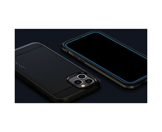 Стекло защитное Spigen iPhone 12 mini FC Black HD (1Pack) (AGL01534), изображение 5 Стекло защитное Spigen iPhone 12 mini FC Black HD (1Pack) (AGL01534), изображение 5